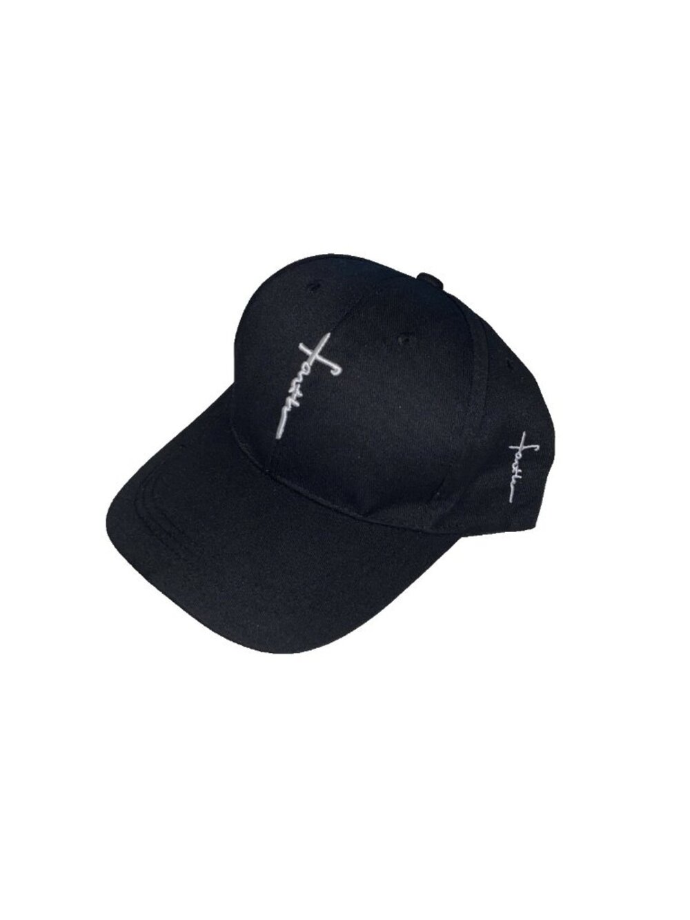 Faith Cross Embroidered Christian Baseball Cap Adjustable Hat Jesus God Christ